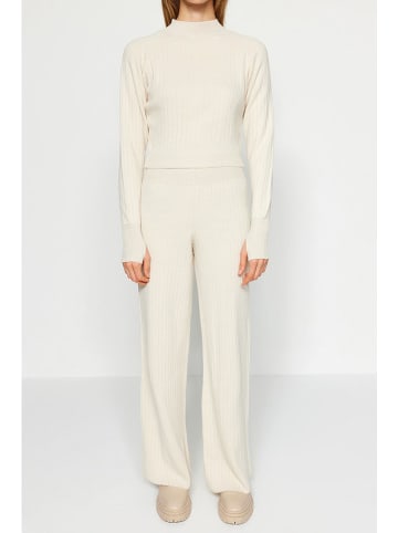 trendyol 2-delige outfit zandkleurig