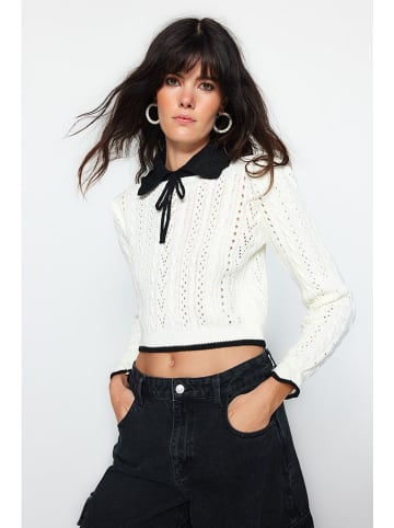 trendyol Sweter w kolorze białym