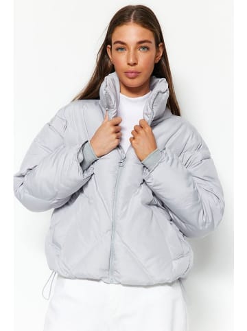 trendyol Übergangsjacke in Hellgrau