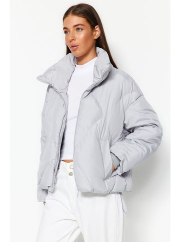 trendyol Übergangsjacke in Hellgrau