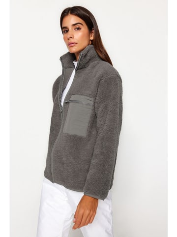 trendyol Fleece vest antraciet