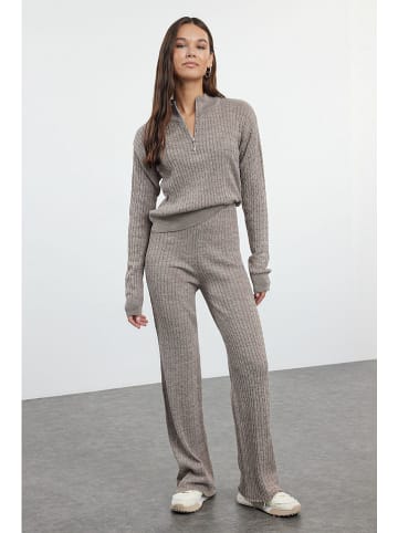 trendyol 2-delige outfit grijs