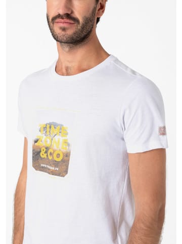 Timezone Shirt "Photoprint" in Weiß