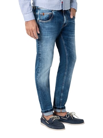 Timezone Spijkerbroek "ScottTZ" - slim fit - blauw