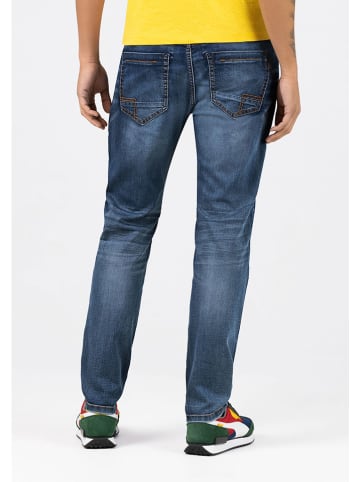 Timezone Dżinsy "ScottTZ" - Slim fit - w kolorze granatowym