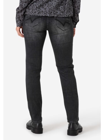 Timezone Spijkerbroek "Tahila" - slim fit - zwart