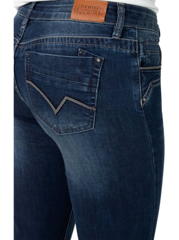 Timezone Spijkerbroek "Tahila" - slim fit - donkerblauw