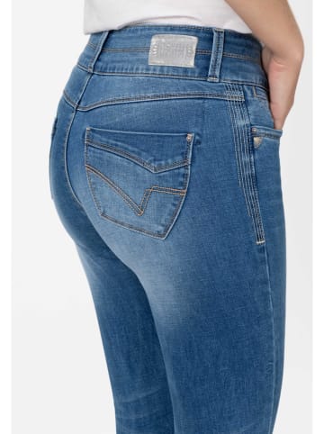 Timezone Spijkerbroek "Enya" - slim fit - blauw