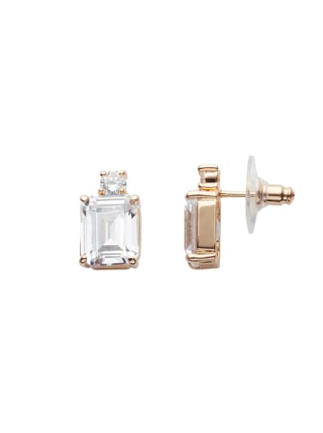 U.S. Polo Assn. Vergold. Ohrstecker mit Kristallen