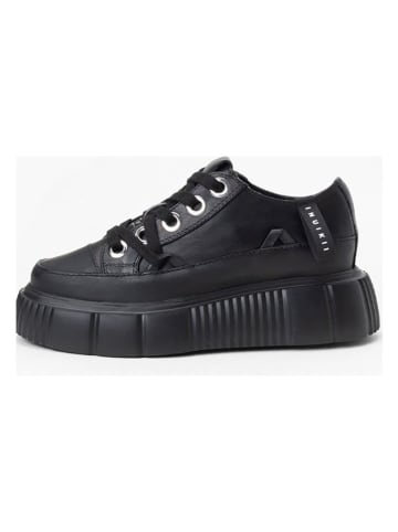 INUIKII Leder-Sneakers "Mathilda" in Schwarz