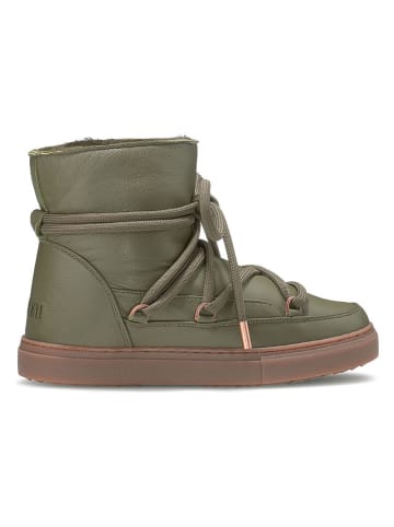 INUIKII Leder-Winterboots "Nappa" in Grün