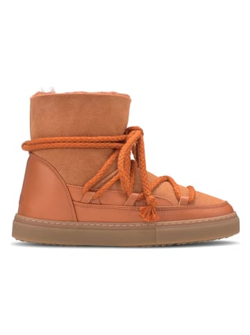 INUIKII Botki zimowe "Classic Sneaker" w kolorze pomarańczowym