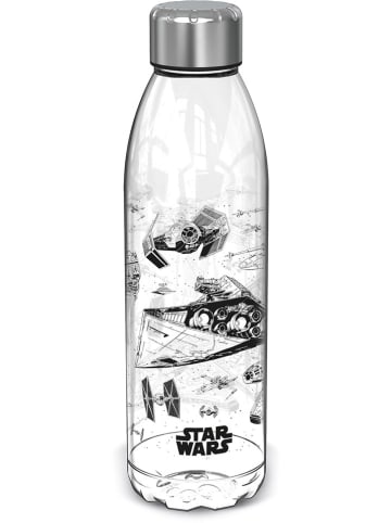 Stor Trinkflasche "Star Wars" in Transparent/ Schwarz - 980 ml