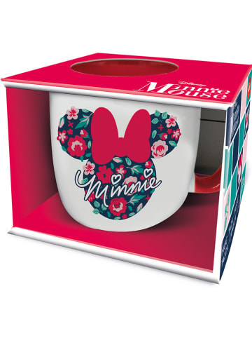 Stor Tasse "Minnie Mouse" in Weiß/ Bunt - 380 ml