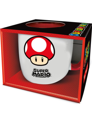 Stor Tasse "Super Mario" in Weiß/ Bunt - 380 ml