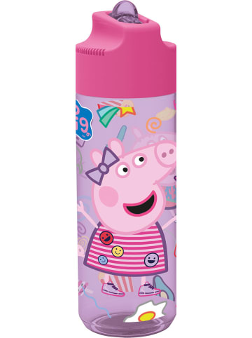 Stor Trinkflasche "Peppa Pig" in Pink/ Lila - 540 ml