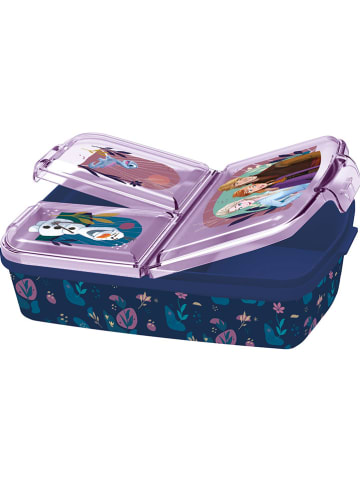 Stor Lunchbox "Frozen trust the journey" in Dunkelblau/ Lila