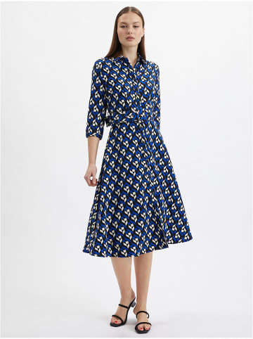 orsay Kleid in Schwarz/ Blau/ Weiß