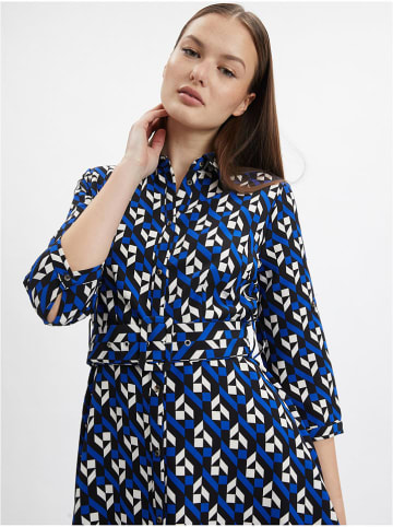 orsay Kleid in Schwarz/ Blau/ Weiß