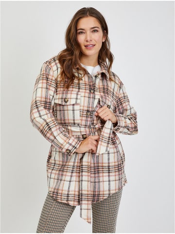 orsay Hemdjacke in Rosa/ Beige