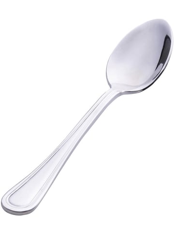 Villa d´Este 6-delige set: koffielepels "Antique" zilverkleurig - (H)21 cm