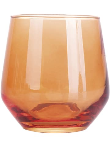 Villa d´Este 6-delige set: glazen "Elegance" meerkleurig - 365 ml