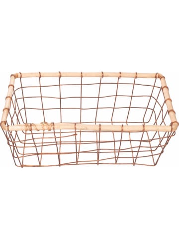 Villa d´Este Broodmand "La Cucina" koperkleurig/naturel - (B)25 x (H)16 x (D)10 cm