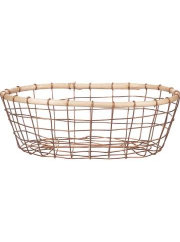 Villa d´Este Brotkorb "La Cucina" in Kupfer/ Natur - (B)36 x (H)24 x (T)10 cm