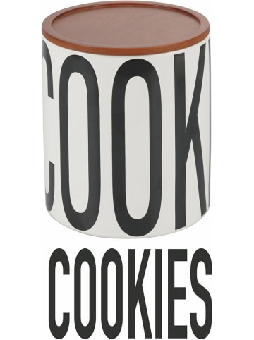 Villa d´Este Koektrommel "Big is more" wit/zwart - 2 l