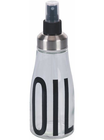 Villa d´Este Öl-Sprühspender "Big is more" in Transparent/ Schwarz - 300 ml