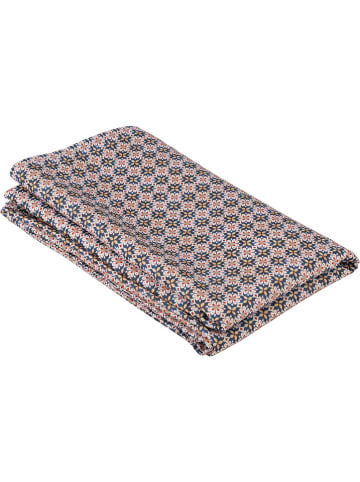Villa d´Este Tischdecke "Valladolid" in Beige/ Dunkelblau/ Rot - (L)180 x (B)140 cm