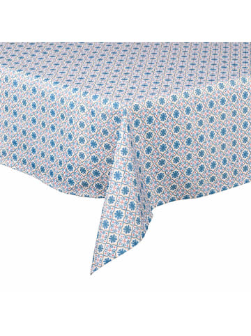 Villa d´Este Tischdecke "Valladolid" in Blau - (L)241 x (B)140 cm