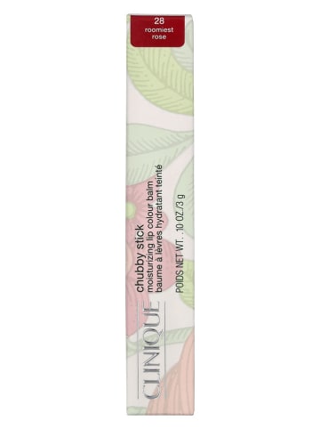 Clinique Lippenbalsem "Chubby Stick Moisturizing - #28 Roomiest Rose", 3 g