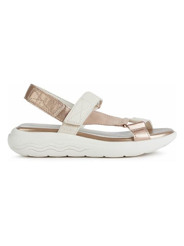 Geox Leren sandalen "Spherica EC5W" crème/lichtroze