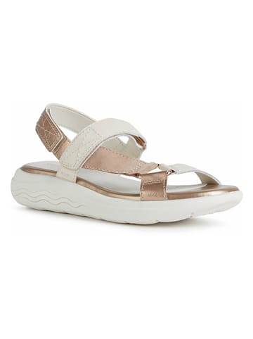 Geox Leren sandalen "Spherica EC5W" crème/lichtroze