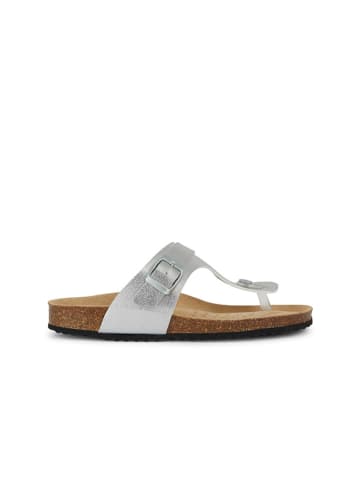 Geox Teenslippers "Brionia" zilverkleurig