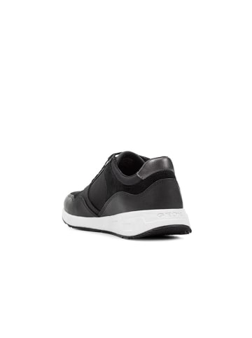Geox Leder-Sneakers "Bulmya" in Schwarz