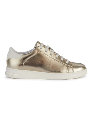 Geox Leren sneakers "Jaysen" goudkleurig/wit