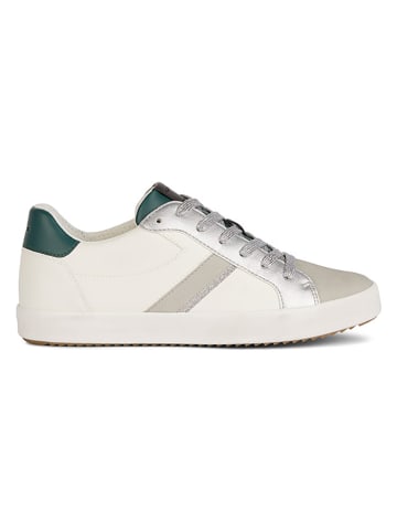 Geox Sneakers "Blomiee" in Weiß/ Grau/ Grün