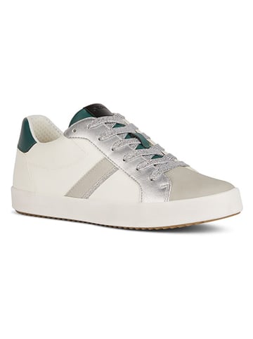 Geox Sneakersy "Blomiee" w kolorze biało-zielono-szarym