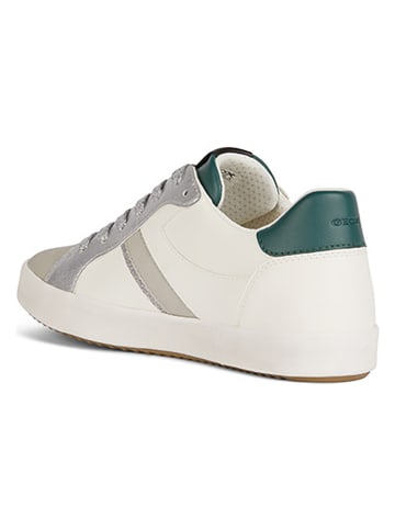 Geox Sneakers "Blomiee" in Weiß/ Grau/ Grün