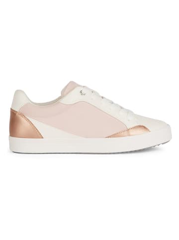 Geox Sneakers "Blomiee" crème/lichtroze/goudkleurig