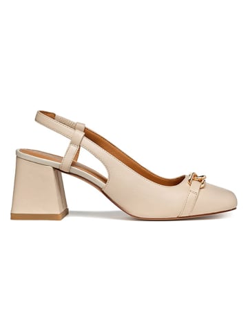 Geox Leder-Pumps "Coronilla" in Beige