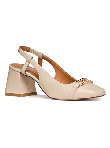 Geox Leder-Pumps "Coronilla" in Beige