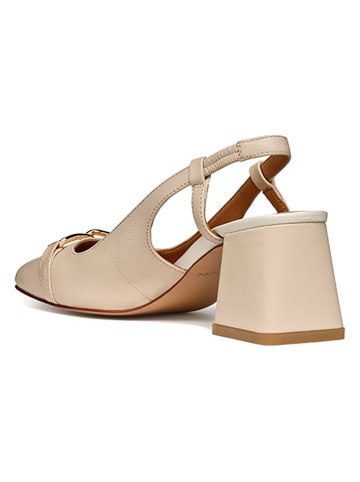 Geox Leder-Pumps "Coronilla" in Beige