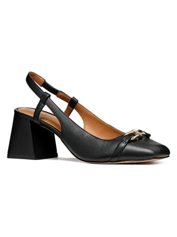 Geox Leren pumps "Coronilla" zwart
