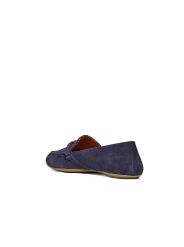 Geox Leder-Slipper "Palmaria" in Dunkelblau