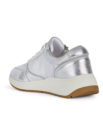 Geox Sneakersy "Cristael" w kolorze srebrnym