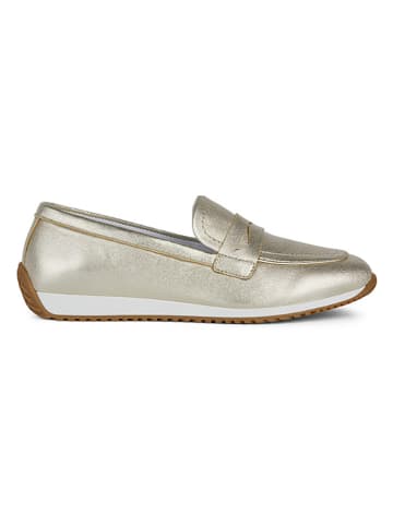 Geox Leder-Slipper "Calithe" in Gold