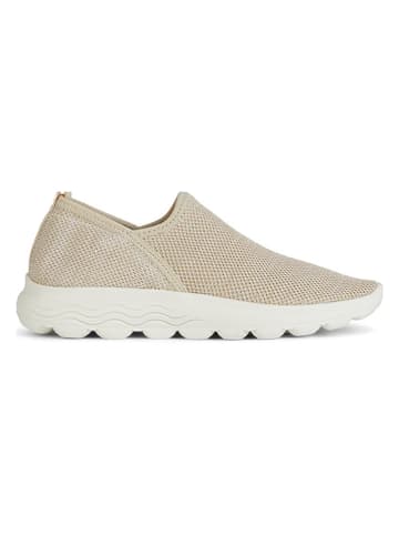 Geox Slippersy "Spherica" w kolorze beżowym